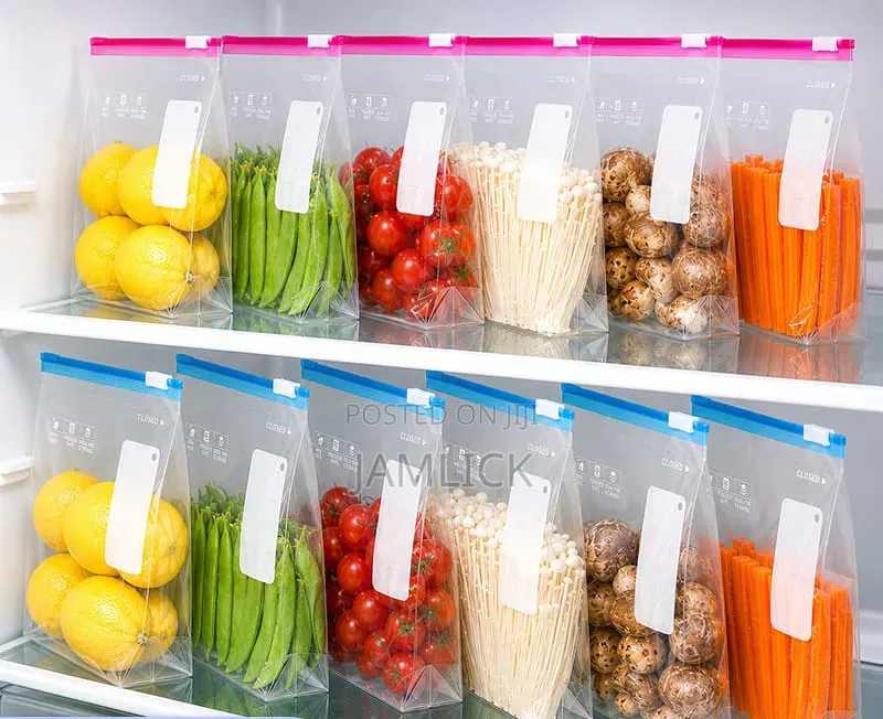 Reusable Ziplock Storage Bags –Ev