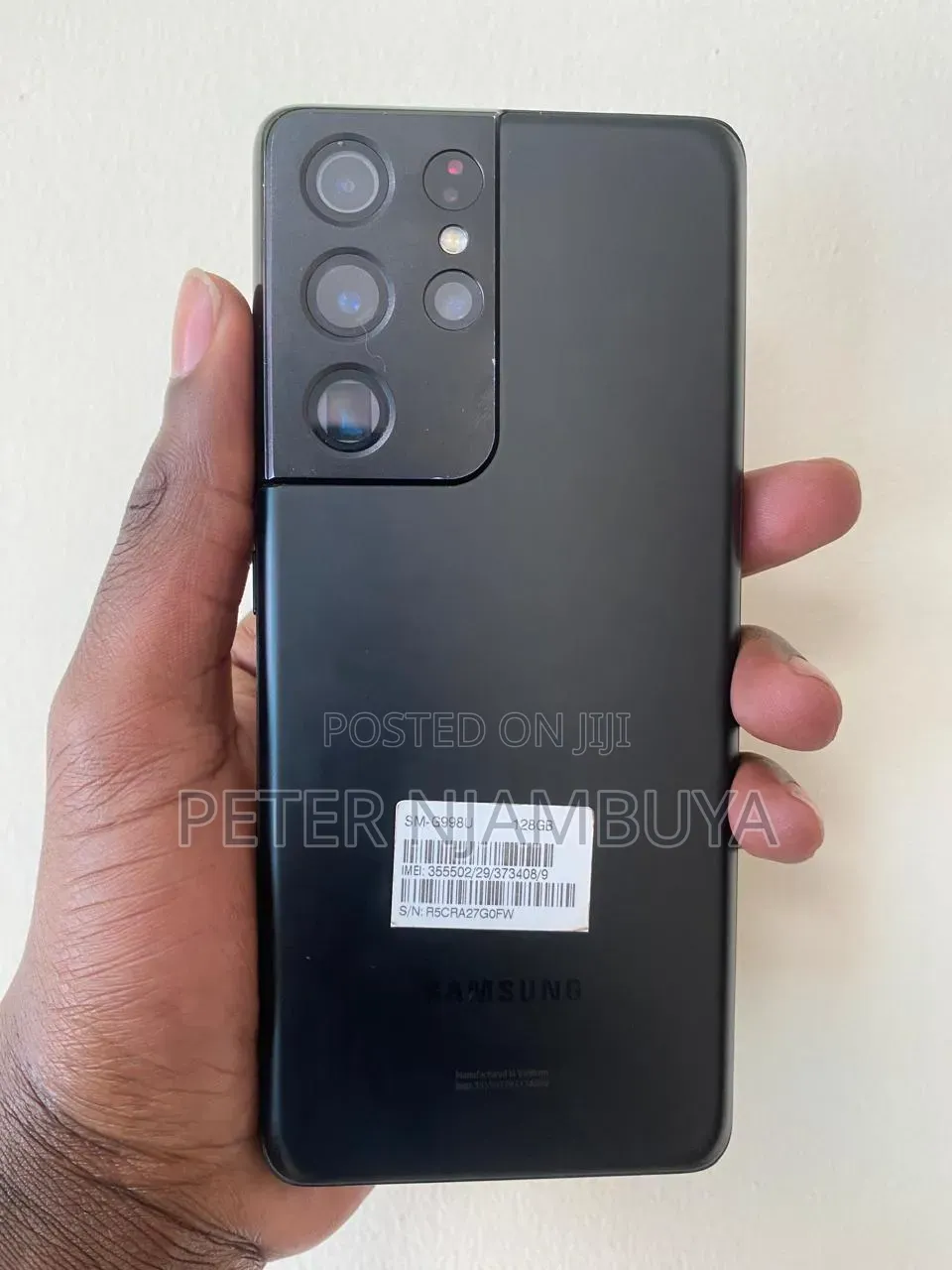 Samsung Galaxy S21 Ultra 5G 128 GB Black
