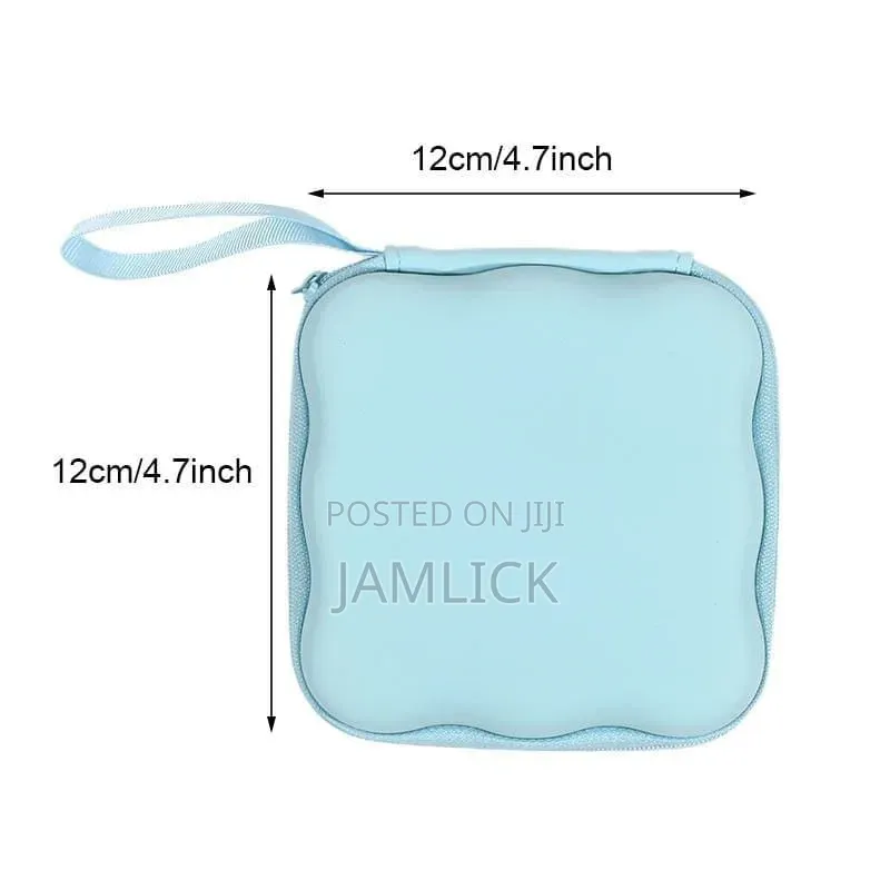 Cute Bow & Heart Design Sanitary Pad & Cable Organizer –Ev