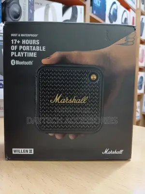 Marshall Willen II Portable Bluetooth Speaker (Black) BRAND NEW