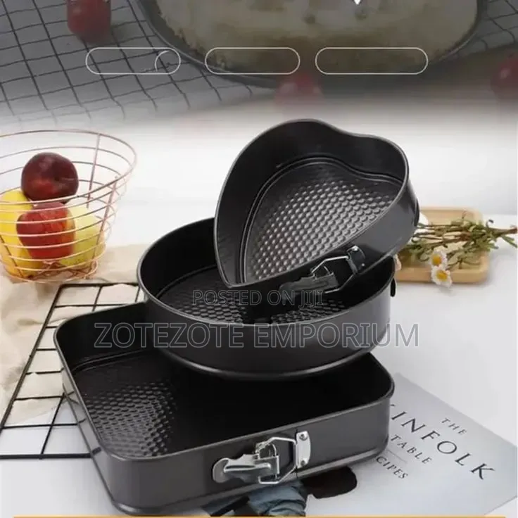 3pcs Baking Tin