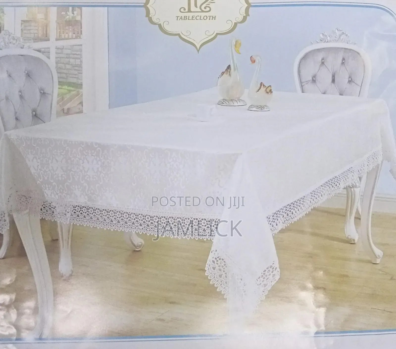 150 × 220cm Polyester Jacquard Tablecloth - EL
