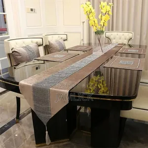 13PCS Flannel Table Set – Runner, Placemats & Cushion Covers - El
