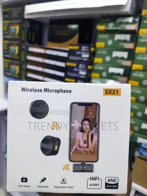 SX21 Magnetic Clip-on Mic for Podcasts and Live Streaming