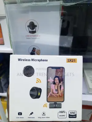 SX21 Wireless Microphone With ANC for Smartphones