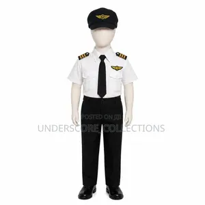 Children Pilot Cosplay Costume