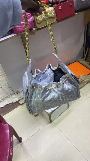 Chanel 25 in the Color Blue ,White and Grey
