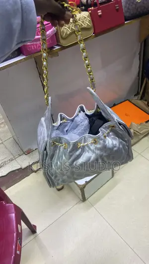 Chanel 25 in the Color Blue ,White and Grey