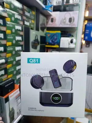 Q81 2.4G Wireless Microphone for TikTok and YouTube