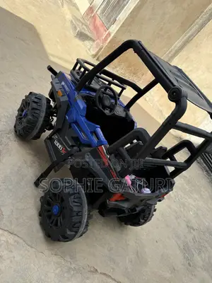 Blue Kids’ Electric Ride-on Car With Remote Control