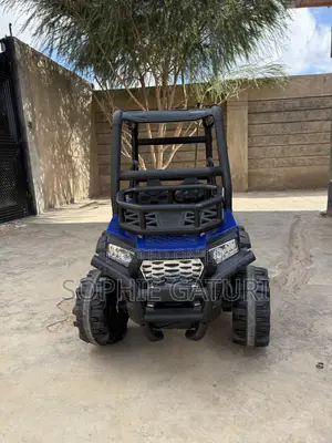 Blue Kids’ Electric Ride-on Car With Remote Control