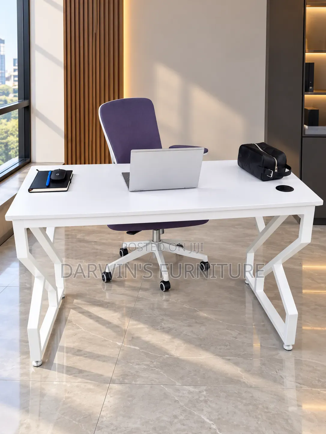 Executive Computer Desk and Chair