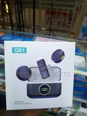 Q81 Mini Wireless Clip-on Mic for Content Creators