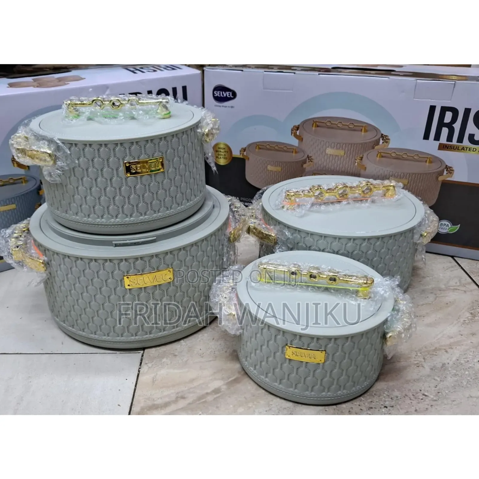 Irish Insulated Hotpot 4pc Set-1l/2l/3l/5l Capacity