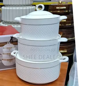 Ceramic Soup Pot 3 Set