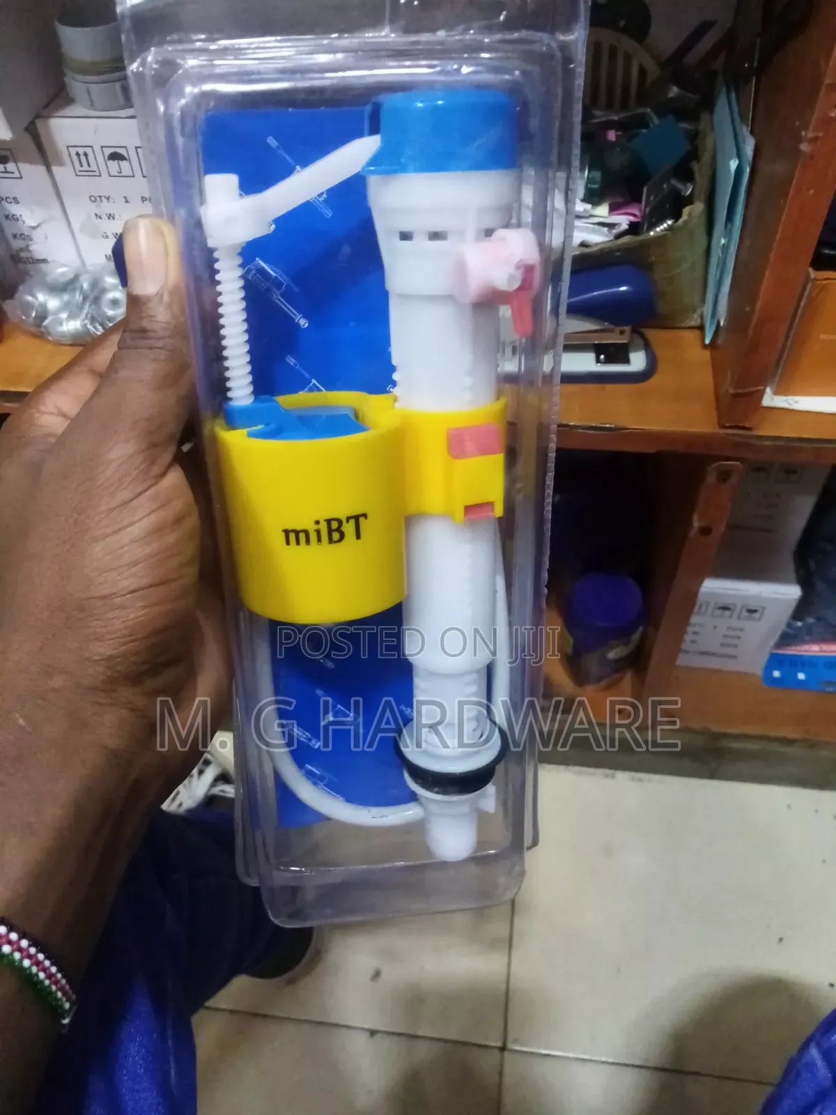 Bt Press Button Siphon&ball Valve