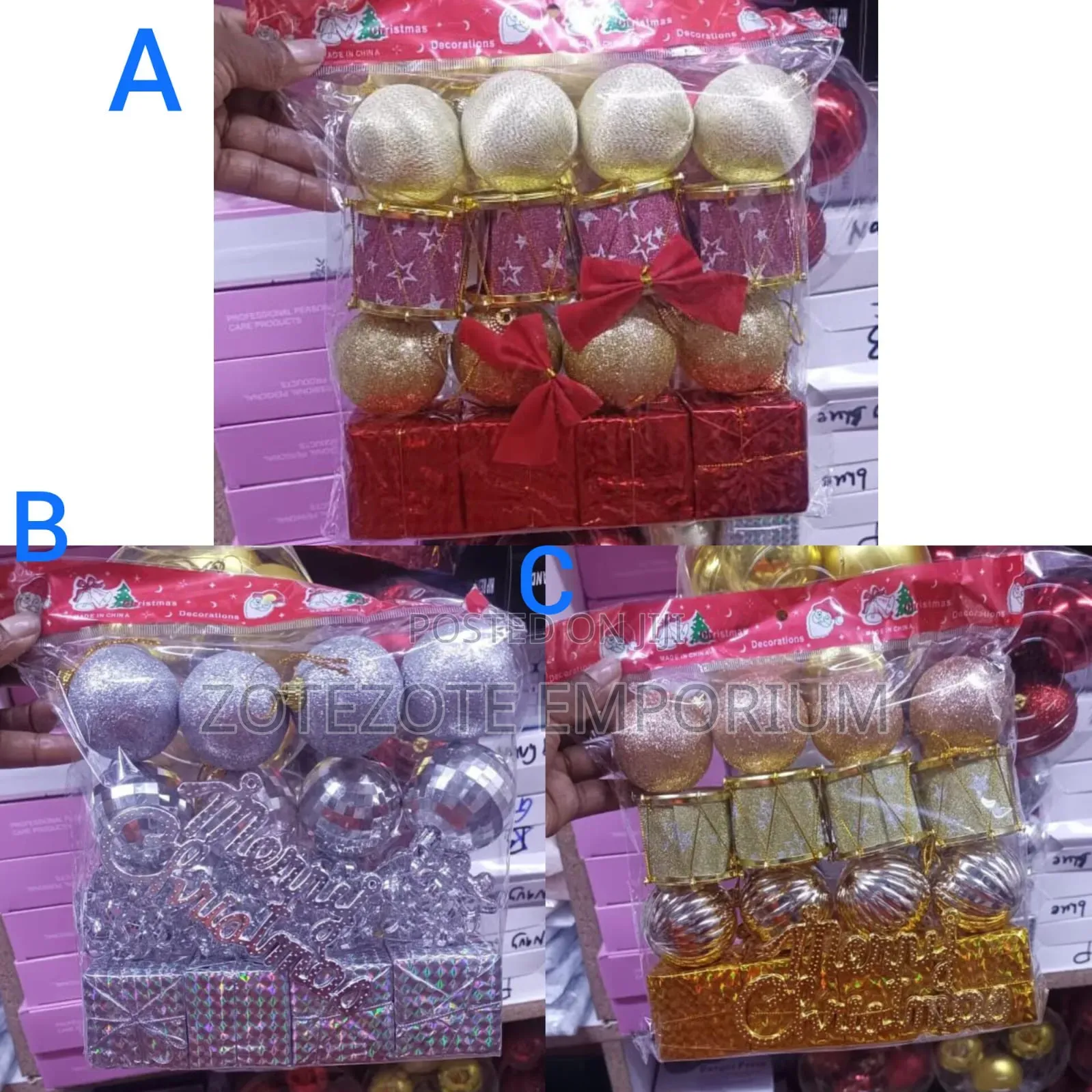 16pcs Christmas Decoration