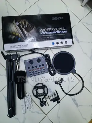 BM800 Vocal Microphone Bundle With V8 Live Sound Card