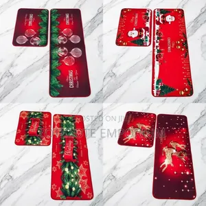 2pcs Christmas Kitchen Mat