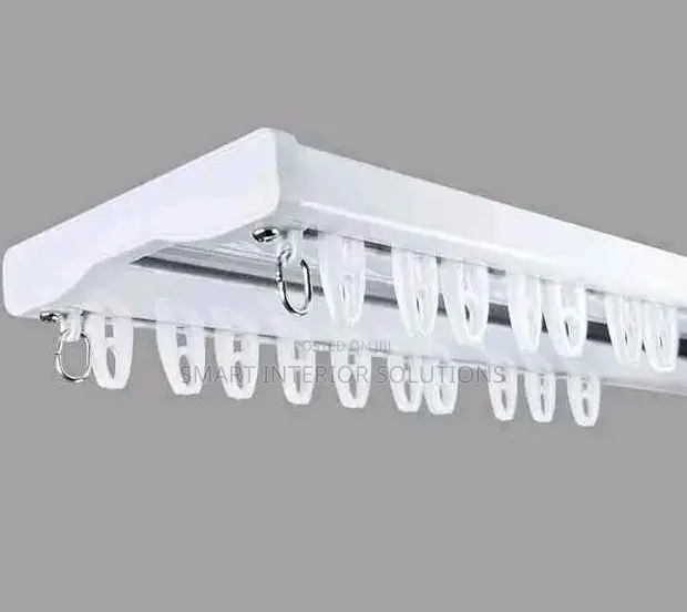 Double Curtain Rail for Privacy and Light Control