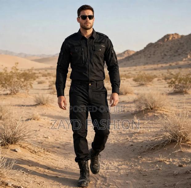 Black Full Tactical Suits - main view