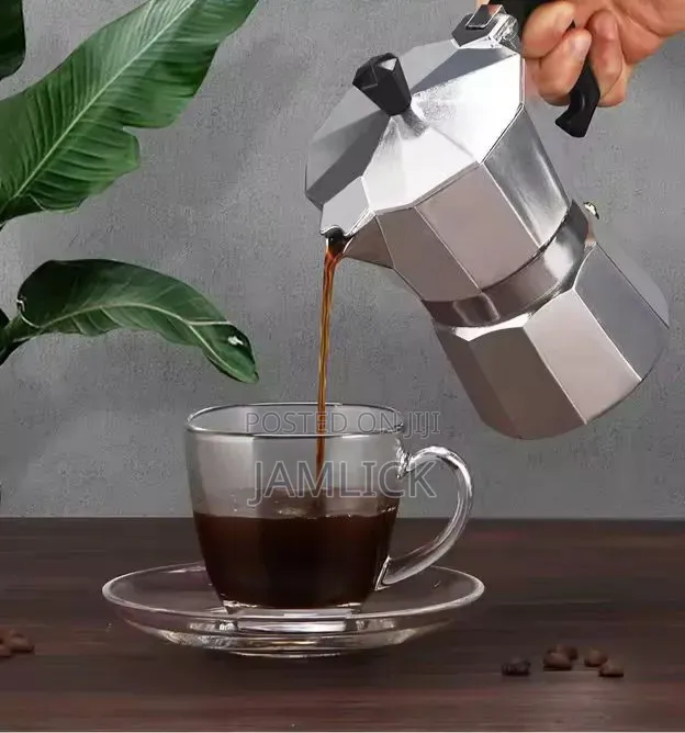 600ml Aluminium Moka Pot Coffee Maker With Electric Burner - Zy