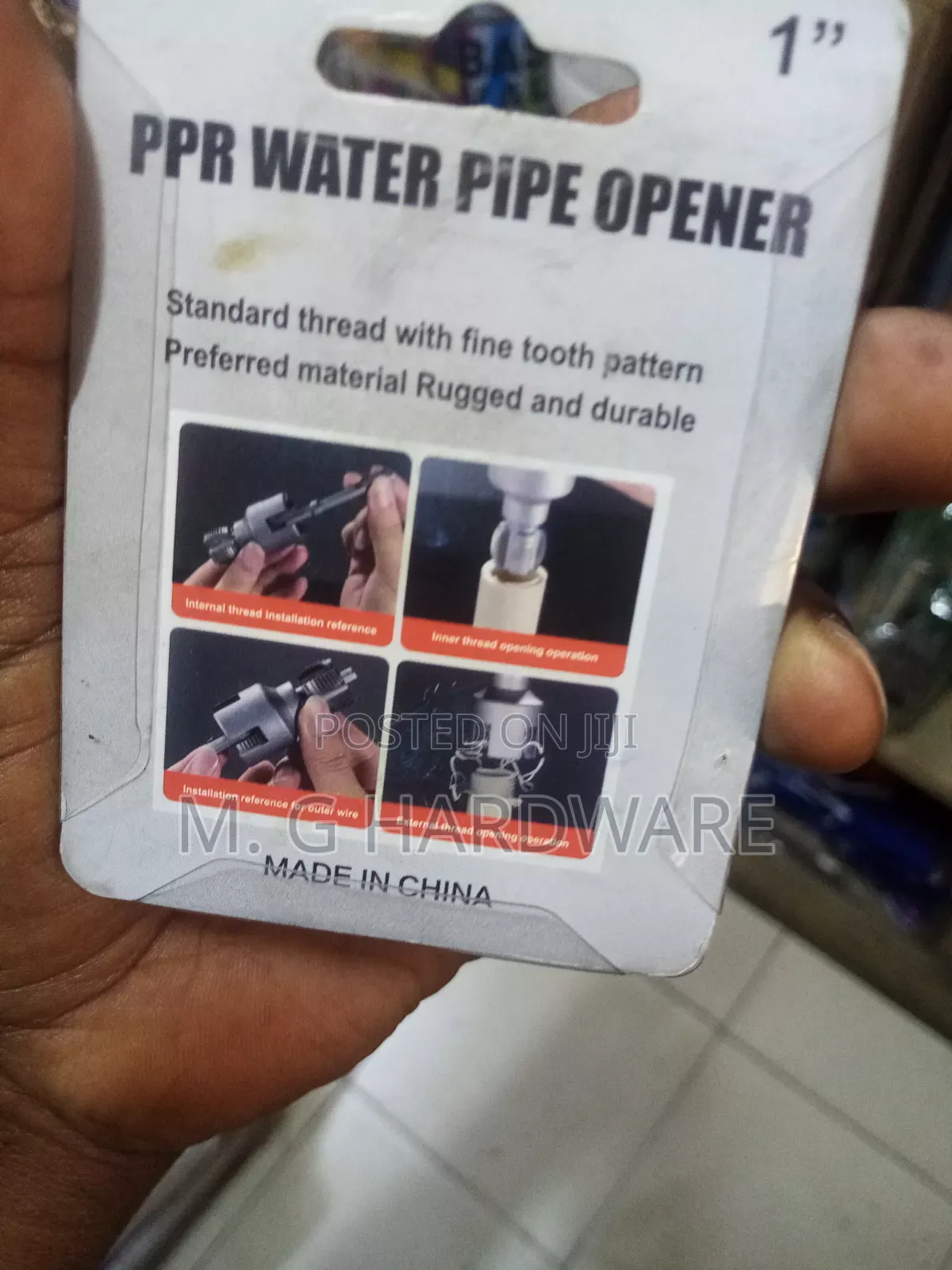 PPR Threader /Pipe Opener 1"