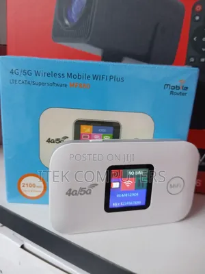 Portable 4g/5g WiFi Router for Working From Hotels and Cafes