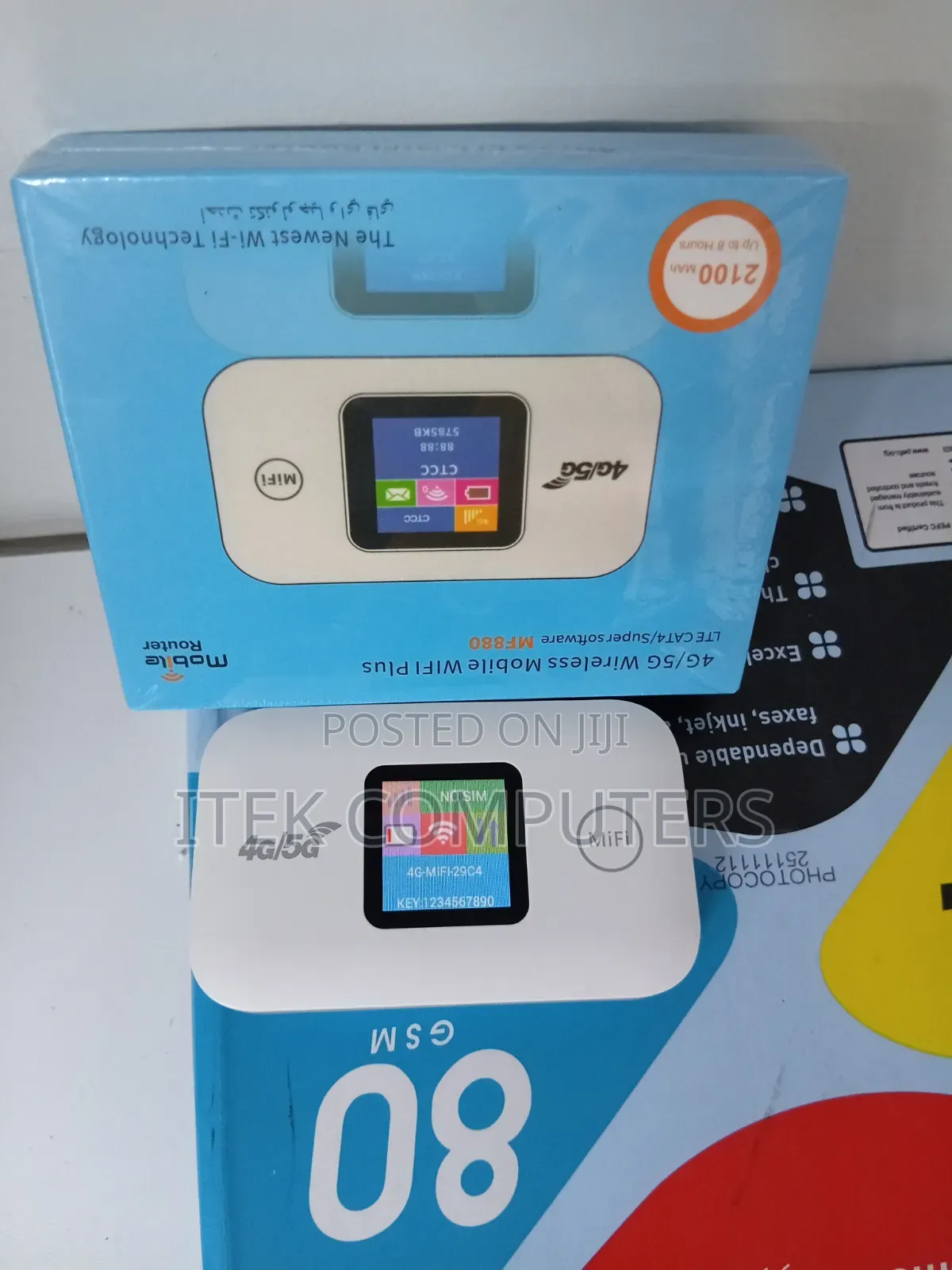 Lightweight 4g/5g WiFi Router for Laptops and Mobile Devices