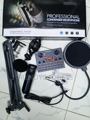 BM800 Studio Recording Kit With V8S Sound Card and Boom Arm