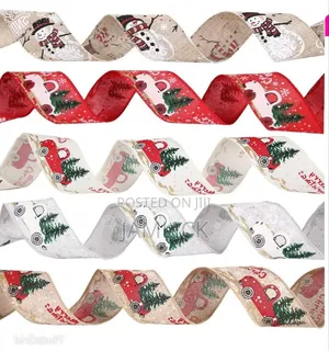 5 Metres Christmas Themed Ribbon - Zy