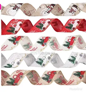 5 Metres Christmas Themed Ribbon - Zy
