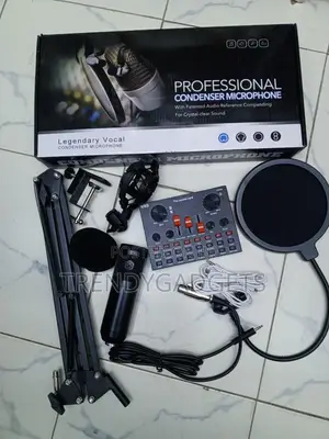 BM800 Vocal Microphone Set With Shock Mount and Pop Filter
