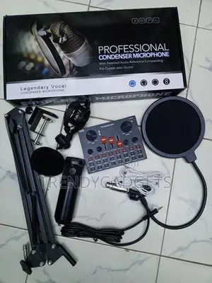 BM800 Vocal Microphone Set With Shock Mount and Pop Filter