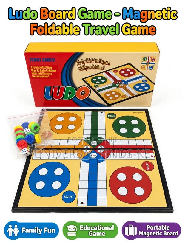 Ludo Board Game Set for Kids and Adults Family Indoor Entertainment
