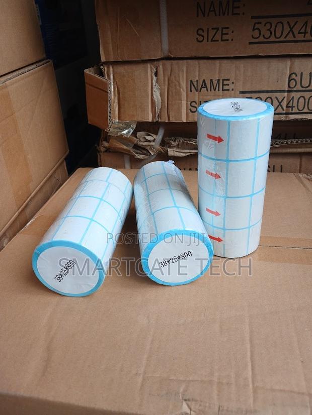 Thermal Label Sticker Roll 38×25mm – 800pcs Barcode Labels. - main view