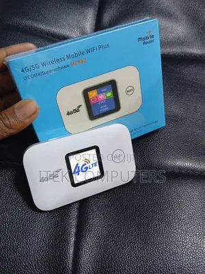 Portable 4g/5g WiFi Router for Temporary Offices and Projects