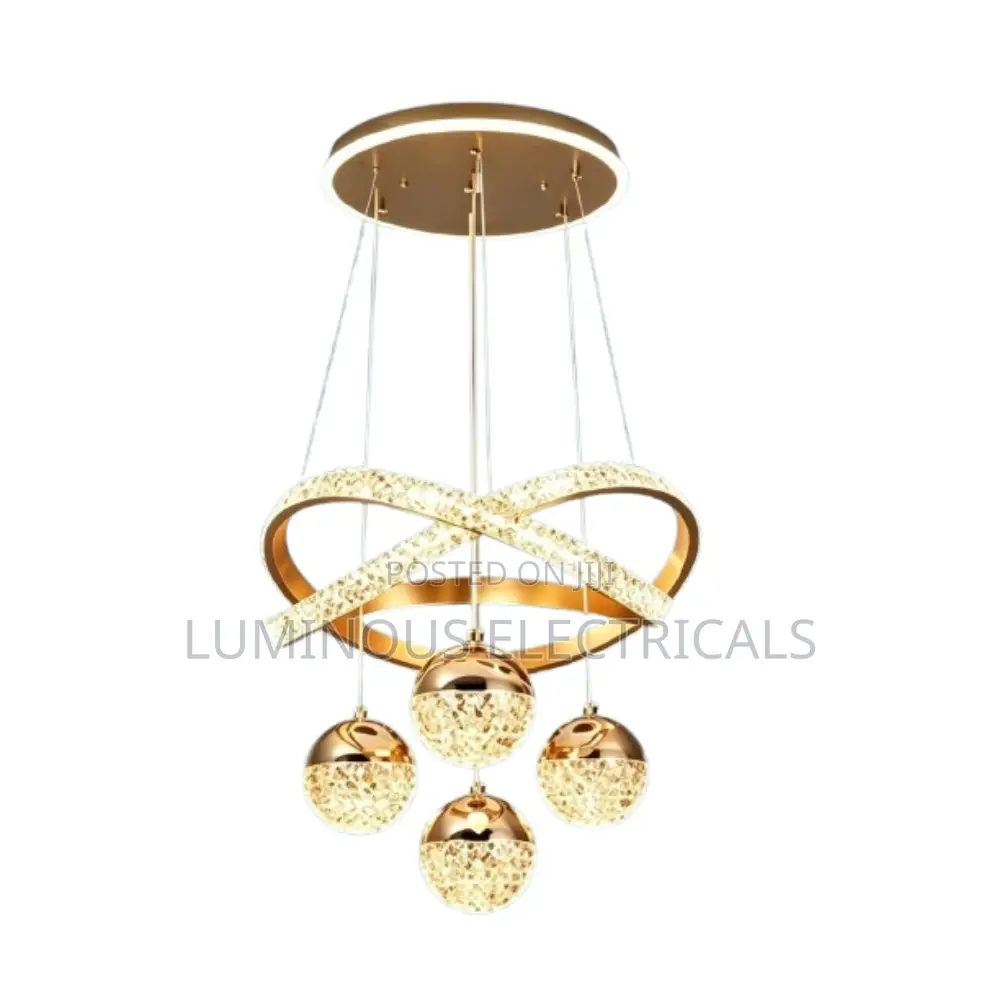 Stylish Gold Ceiling Light With 3 Colour Settings