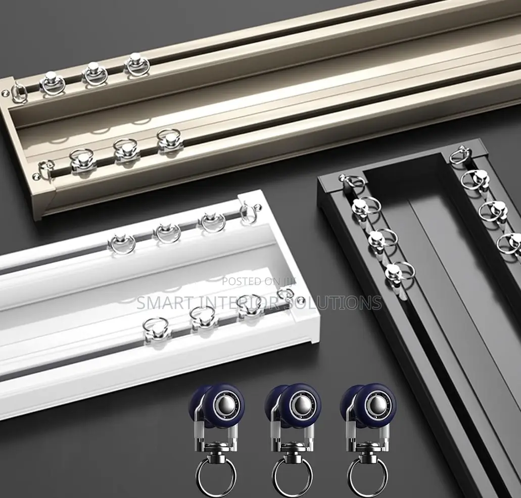 Steady Double Curtain Rail