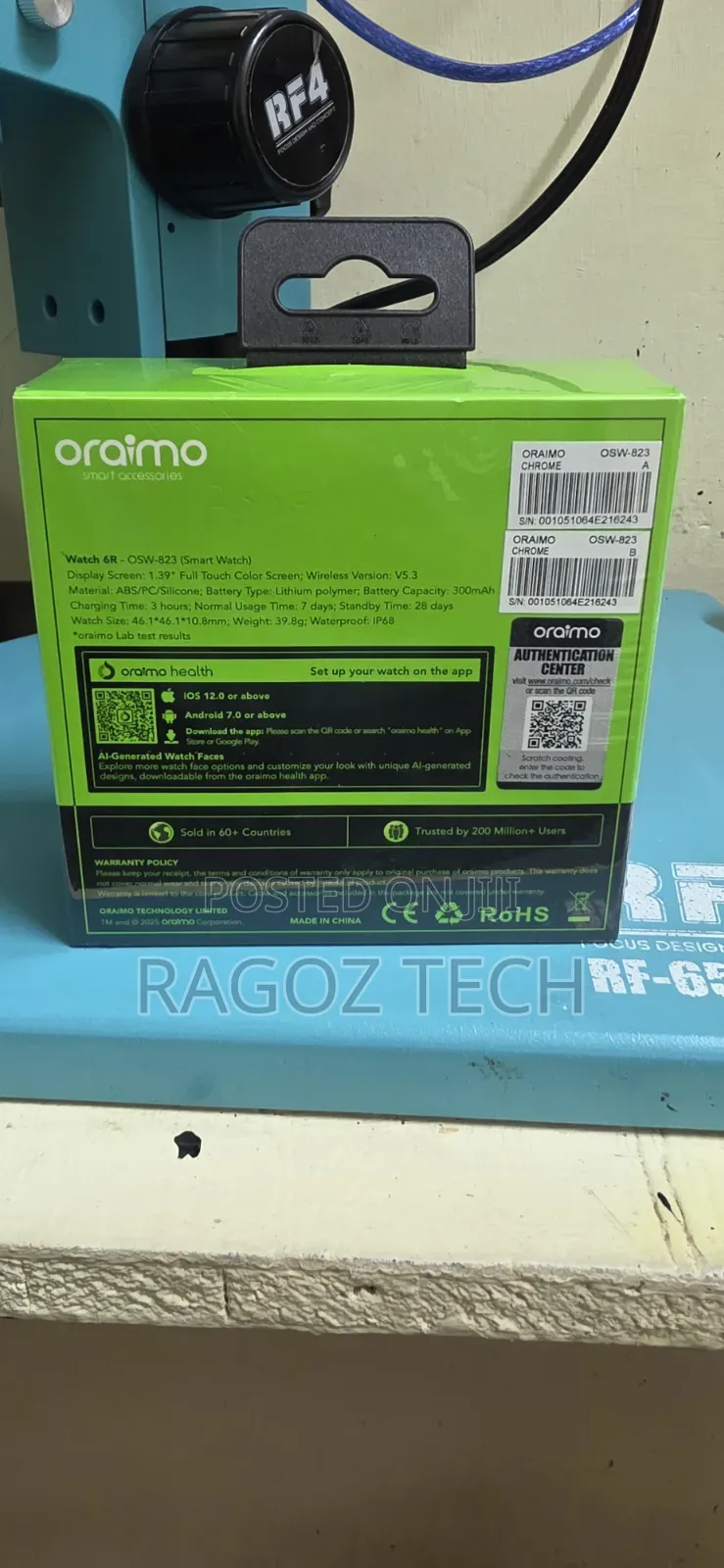 Oraimo Watch 6r Smart Watch