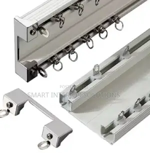 Stable Double Curtain Rail