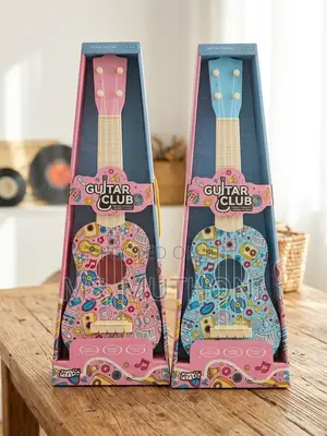Cartoon Themed Graffiti Ukulele Toy