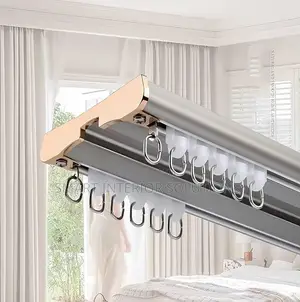 Silent Double Curtain Rail
