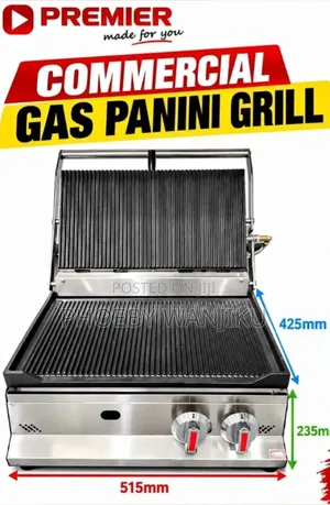 Premier Commercial Gas Panini Grill