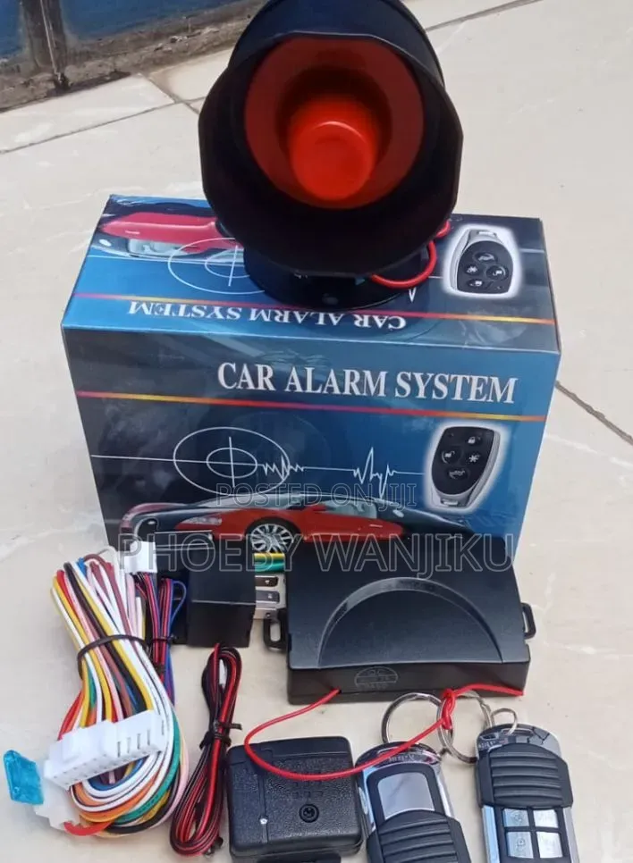 Car Alarm System With Remote Control