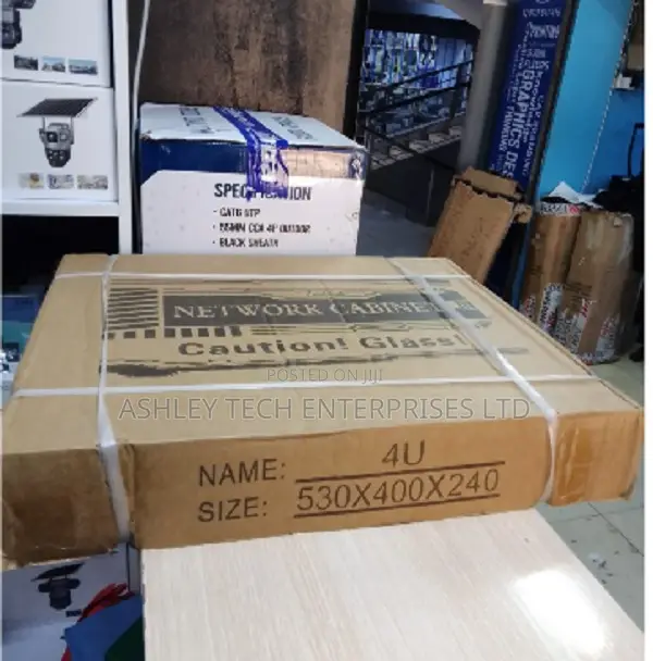 Heavy-Duty 4U Wall Mount Network Cabinet