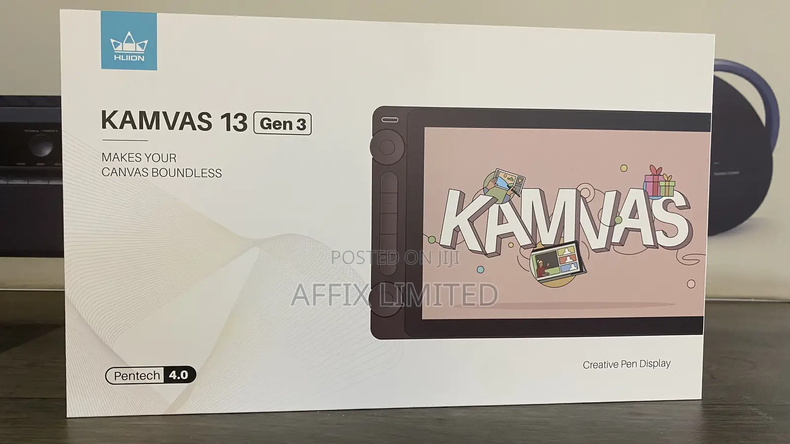 Huion Kamvas 13 Gen 3 – Drawing Tablet With Stand