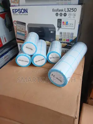 Thermal Barcode Sticker Paper Roll 38×25mm – Adhesive Labels,