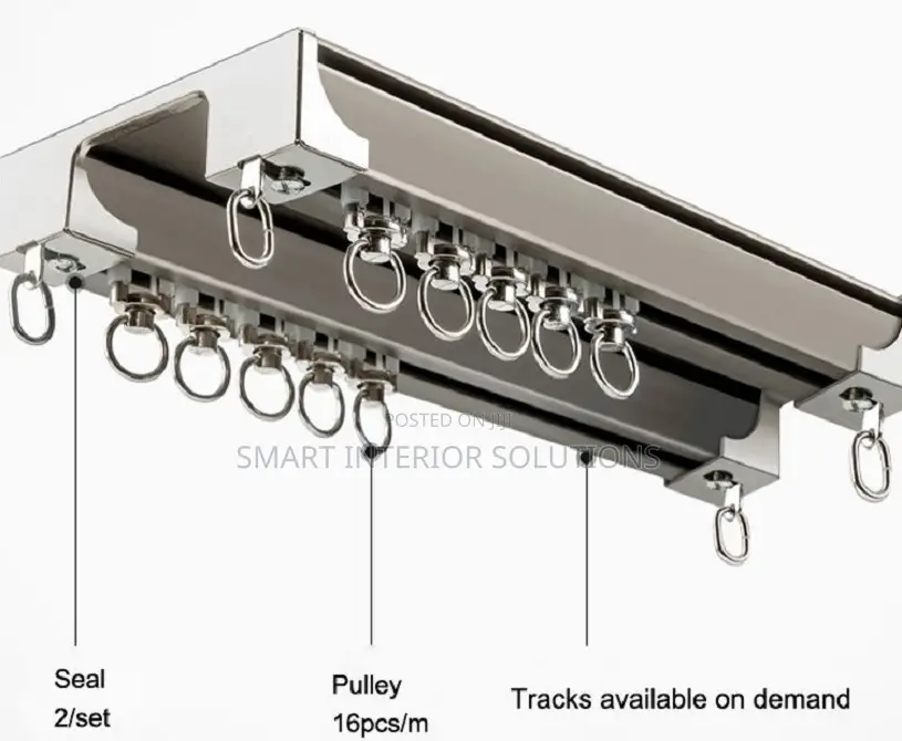 Metal Double Curtain Rail