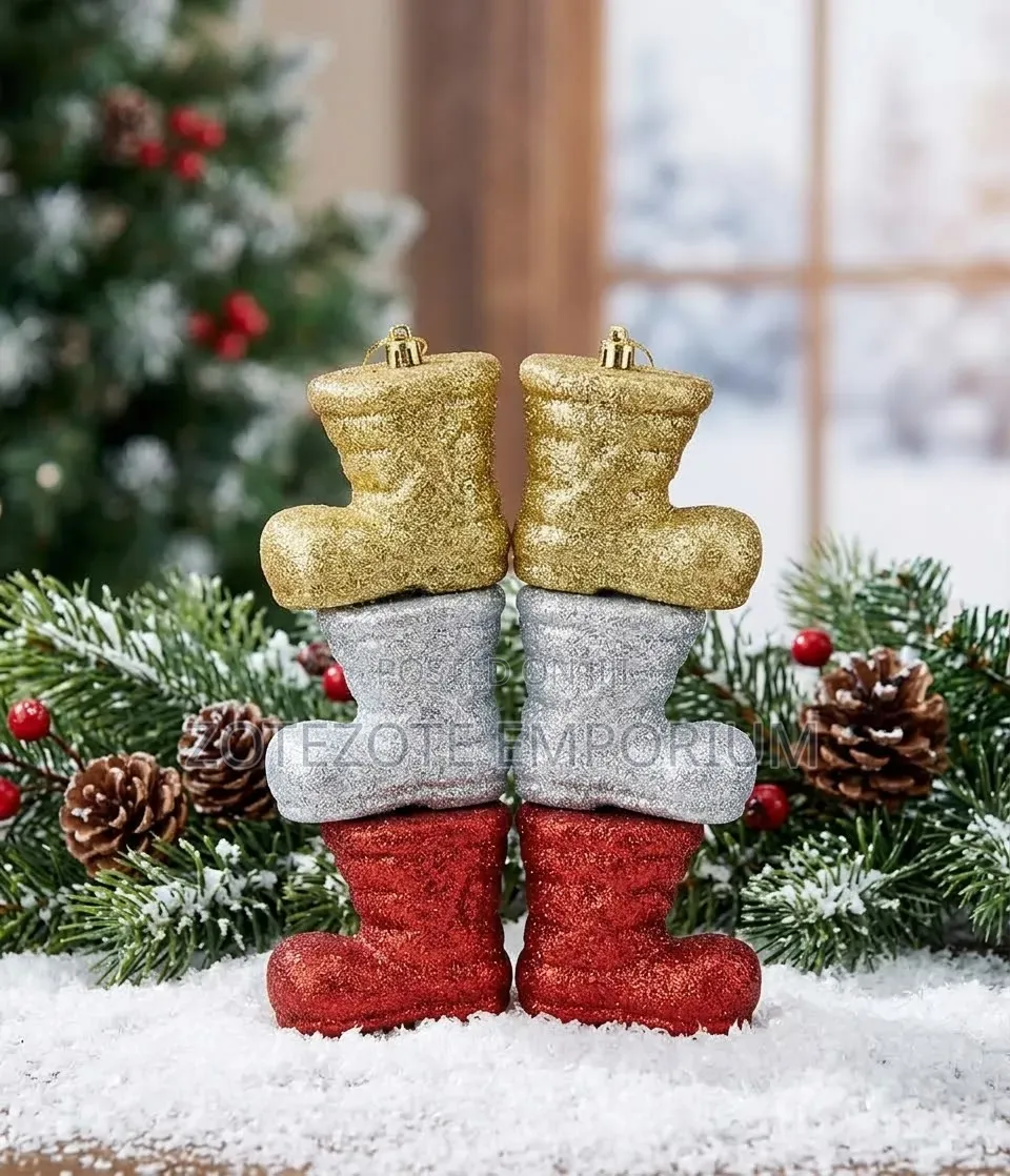6pcs Christmas Boots